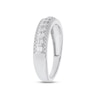 Thumbnail Image 1 of Previously Owned Diamond Ring 1/3 ct tw Baguette & Round-cut 10K White Gold