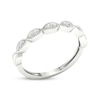 Thumbnail Image 1 of Previously Owned Lab-Created Diamonds by KAY Anniversary Band 1/15 ct tw Round-cut 10K White Gold