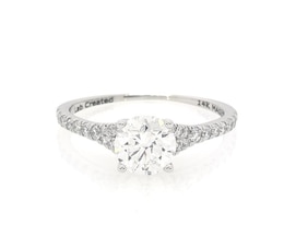 Previously Owned Lab-Created Diamonds by KAY Engagement Ring 1-1/4 ct tw 14K White Gold