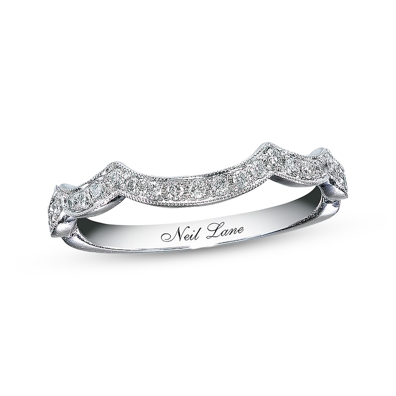 Main Image 1 of Previously Owned Neil Lane Wedding Band 1/5 ct tw Diamonds 14K White Gold Size 6