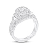 Thumbnail Image 1 of Previously Owned Diamond Halo Engagement Ring 1-1/2 ct tw 14K White Gold