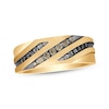 Thumbnail Image 0 of Previously Owned Men's Brown & Black Diamond Wedding Band 1/3 ct tw Round-cut 10K Yellow Gold
