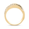 Thumbnail Image 1 of Previously Owned Men's Brown & Black Diamond Wedding Band 1/3 ct tw Round-cut 10K Yellow Gold