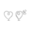 Thumbnail Image 2 of Previously Owned Hallmark Diamonds Swirling Hearts Gift Set 1/8 ct tw Sterling Silver 18"
