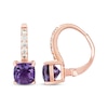 Thumbnail Image 1 of Previously Owned Le Vian Amethyst Earrings 1/6 ct tw Diamonds 14K Strawberry Gold