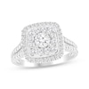 Thumbnail Image 0 of Previously Owned Multi-Diamond Engagement Ring 1 ct tw 10K White Gold
