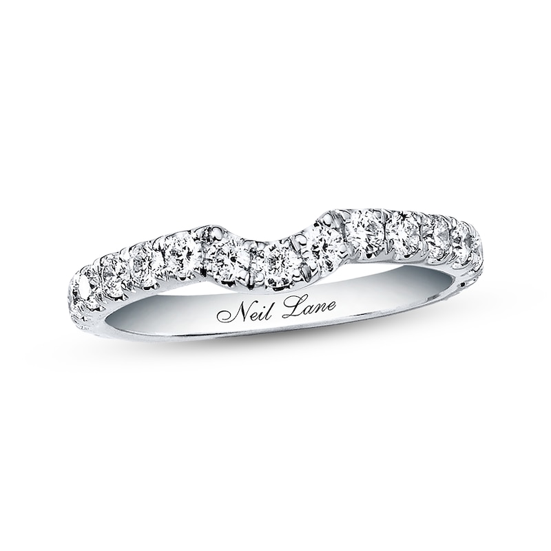 Main Image 1 of Previously Owned Neil Lane Round Diamond Wedding Band 5/8 ct tw 14K White Gold