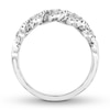 Thumbnail Image 2 of Previously Owned Diamond Anniversary Band 1/3 ct tw Round-cut 14K White Gold