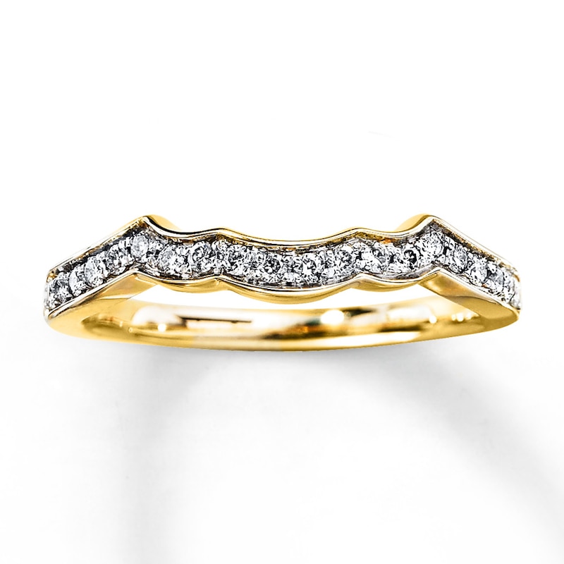 Main Image 1 of Previously Owned Diamond Wedding Band 1/5 ct tw Round-cut 14K Yellow Gold