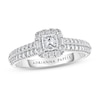 Thumbnail Image 0 of Previously Owned Adrianna Papell Diamond Engagement Ring 5/8 ct tw Princess, Round & Baguette-cut 14K White Gold