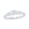 Thumbnail Image 1 of Previously Owned Diamond Five-Stone Engagement Ring 1 ct t w 14K White Gold