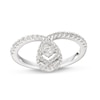 Thumbnail Image 1 of Previously Owned Love Entwined Diamond Ring 1/3 ct tw Round-cut 10K White Gold