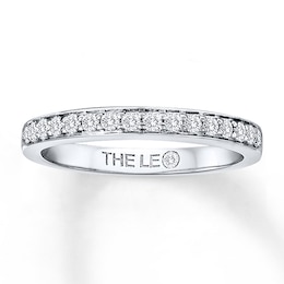 Previously Owned THE LEO Wedding Band 1/4 ct tw Diamonds 14K White Gold