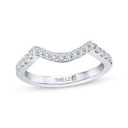 Previously Owned THE LEO Diamond Wedding Band 1/4 ct tw Round-cut 14K White Gold