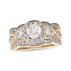 Thumbnail Image 0 of Previously Owned Diamond Bridal Set 1-3/8 ct tw Round-Cut 14K Yellow Gold Size 6.5