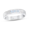 Thumbnail Image 1 of Previously Owned Men's THE LEO First Light Diamond Wedding Band 1/4 ct tw 14K White Gold