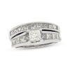 Thumbnail Image 1 of Previously Owned Princess-Cut Diamond Bridal Set 3 ct tw 14K White Gold Size 7