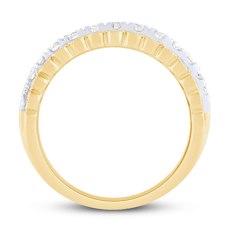 Previously Owned Diamond Ring 3/4 ct tw 10K Two-tone Gold