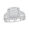 Thumbnail Image 0 of Previously Owned Diamond Engagement Ring 2 ct tw Princess & Round 14K White Gold