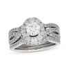 Thumbnail Image 0 of Previously Owned Neil Lane Round-Cut Diamond Soldered Bridal Set 1-1/2 ct tw 14K White Gold Size 6