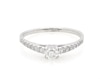 Thumbnail Image 1 of Previously Owned Diamond Engagement Ring 3/8 ct tw Round-cut 10K White Gold