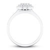 Thumbnail Image 3 of Previously Owned Multi-Diamond Pear-Shaped Engagement Ring 1/4 ct tw 10K White Gold Size 6