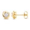 Thumbnail Image 0 of Previously Owned Center of Me Diamond Stud Earrings 1/4 ct tw 10K Yellow Gold