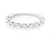 Thumbnail Image 1 of Previously Owned Monique Lhuillier Bliss Diamond Wedding Band 1 ct tw Oval & Round-cut 18K White Gold