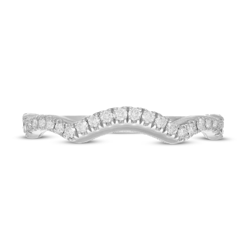 Main Image 3 of Previously Owned Neil Lane Diamond Wedding Band 1/4 ct tw Round-cut 14K White Gold