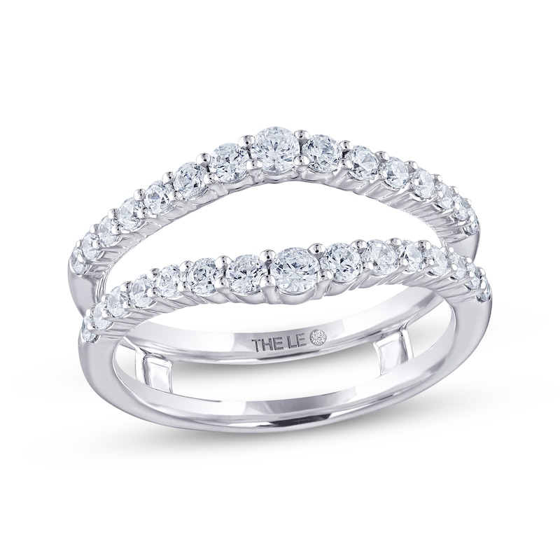 Main Image 1 of Previously Owned THE LEO Diamond Enhancer Ring 3/4 ct tw Round-cut 14K White Gold