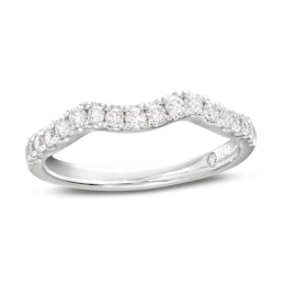 Previously Owned THE LEO Diamond Wedding Band 3/8 ct tw Diamonds 14K White Gold