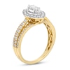 Thumbnail Image 2 of Previously Owned Diamond Engagement Ring 1 ct tw Marquise & Round-cut 14K Two-Tone Gold