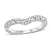 Thumbnail Image 1 of Previously Owned Diamond Contour Ring 3/8 ct tw Round & Baguette-Cut 14K White Gold