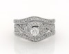 Thumbnail Image 0 of Previously Owned Round-Cut Diamond Bridal Set 7/8 ct tw 14K White Gold Size 6
