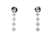 Thumbnail Image 1 of Previously Owned Princess-Cut Diamond Journey Dangle Earrings 1/2 ct tw 14K White Gold