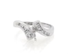 Thumbnail Image 1 of Previously Owned Diamond Bypass Engagement Ring Setting 1/4 ct tw 14K White Gold Size 7