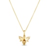 Thumbnail Image 3 of Previously Owned Le Vian Diamond Bee Necklace 1/4 ct tw 14K Honey Gold 18&quot;