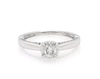 Thumbnail Image 1 of Previously Owned Diamond Engagement Ring 1/2 ct tw 10K White Gold (J/I3)