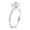 Thumbnail Image 3 of Previously Owned THE LEO Diamond Engagement Ring 1-3/8 ct tw Princess/Round 14K White Gold