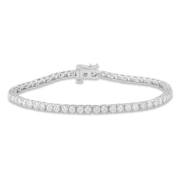 Previously Owned KAY Lab-Grown Diamonds Bracelet 5 ct tw 14K White Gold 7.25&quot;