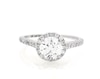 Thumbnail Image 1 of Previously Owned Lab-Grown Diamonds by KAY Engagement Ring 1-1/3 ct tw 14K White Gold