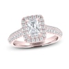 Thumbnail Image 1 of Previously Owned THE LEO Diamond Emerald-Cut Engagement Ring 1 ct tw 14K Rose Gold Size 6