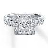 Thumbnail Image 1 of Previously Owned THE LEO Engagement Ring 1-1/3 ct tw Diamonds 14K White Gold