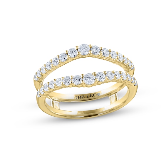 Previously Owned THE LEO Diamond Enhancer Ring ct tw Round-cut 14K Gold
