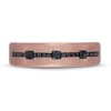 Thumbnail Image 2 of Previously Owned Neil Lane Men's Black Diamond Wedding Band 1/3 ct tw Square & Round 14K Rose Gold