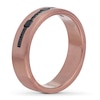 Thumbnail Image 3 of Previously Owned Neil Lane Men's Black Diamond Wedding Band 1/3 ct tw Square & Round 14K Rose Gold