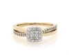 Thumbnail Image 1 of Previously Owned Diamond Engagement Ring 1/2 ct tw Round-cut 14K Two-Tone Gold