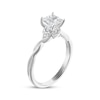 Thumbnail Image 2 of Previously Owned Diamond Solitaire Engagement Ring 3/4 ct tw Princess/Round 14K White Gold (I/I2)