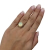 Thumbnail Image 5 of Previously Owned Le Vian Cushion-Cut Opal Ring 1/5 ct tw Diamonds 14K Honey Gold