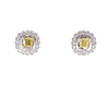 Thumbnail Image 1 of Previously Owned Le Vian Sunny Yellow Diamond Earrings 5/8 ct tw 14K Two-Tone Gold